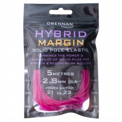 Elastic Rubeziana Drennan - Hybrid Margin Elastic 2.8mm Pink 5m Elastic Rubeziana Drennan - Hybrid Margin Elastic 2.8mm Pink 5m